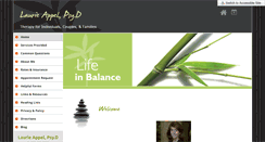 Desktop Screenshot of laurieappelpsyd.com